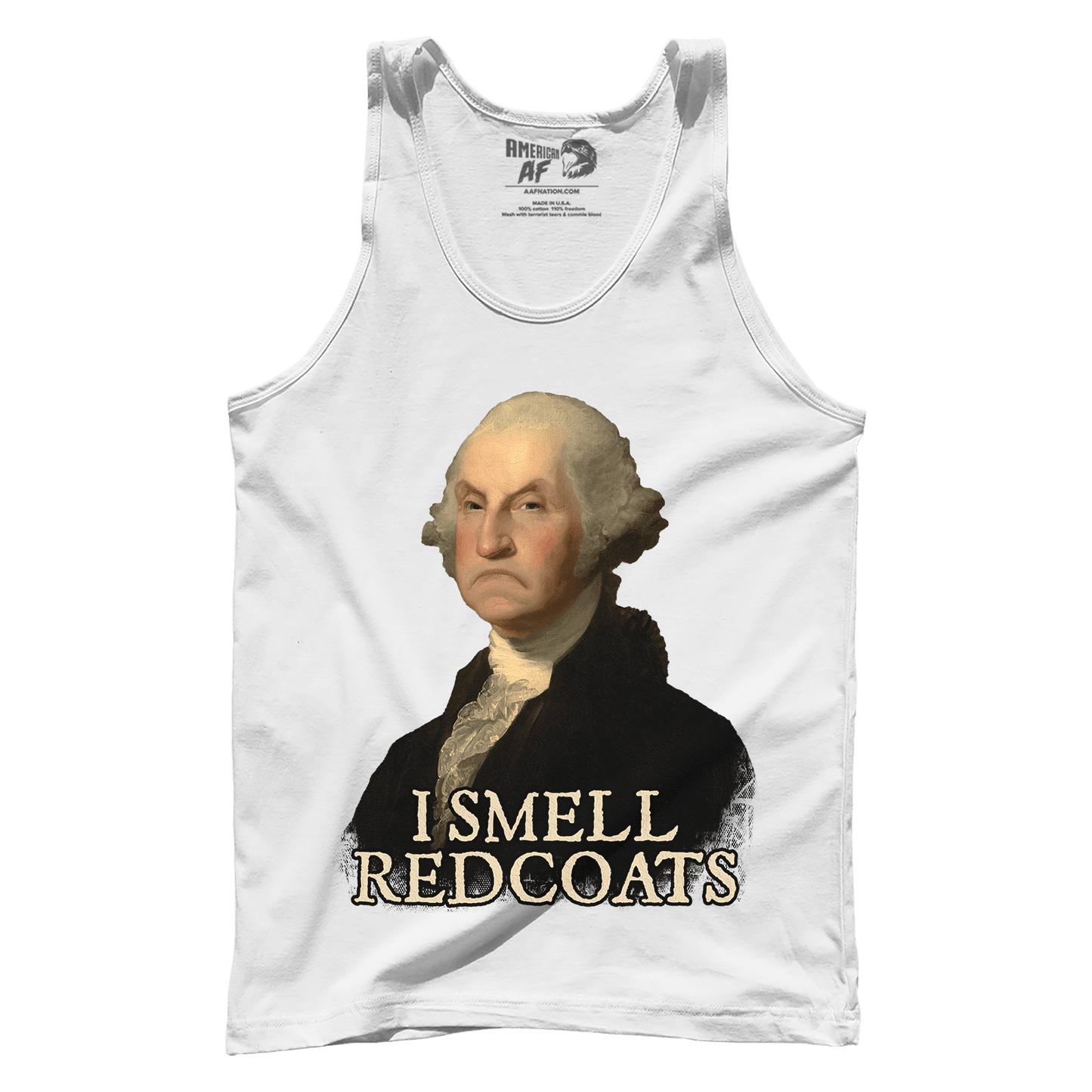 T-shirt Premium Mens Tank / White / S I Smell Red Coats