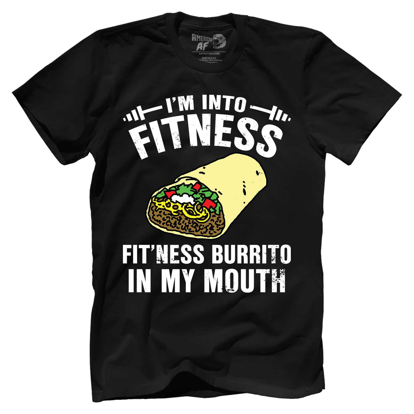 T-shirt Premium Mens Shirt / Black / XS Fitness Burrito