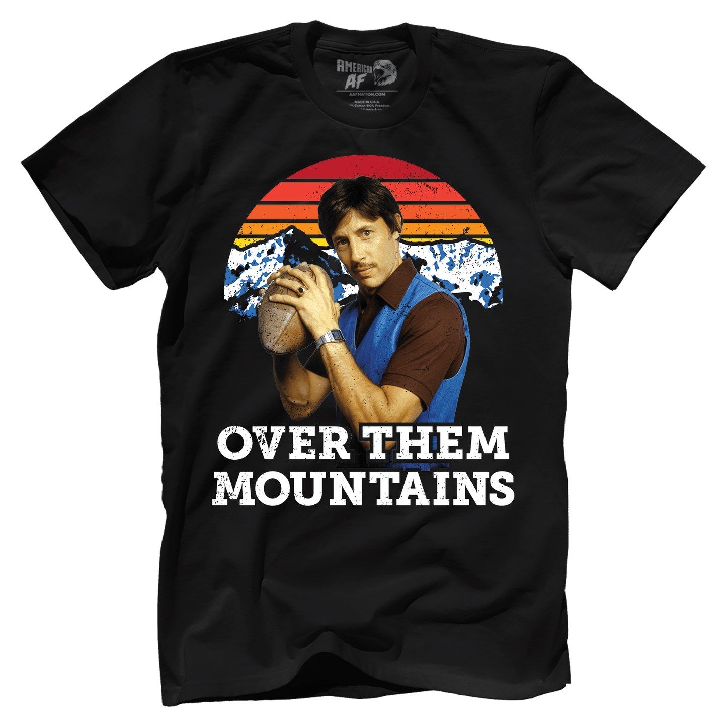 T-shirt Premium Mens Shirt / Black / XS Over Them Mountains