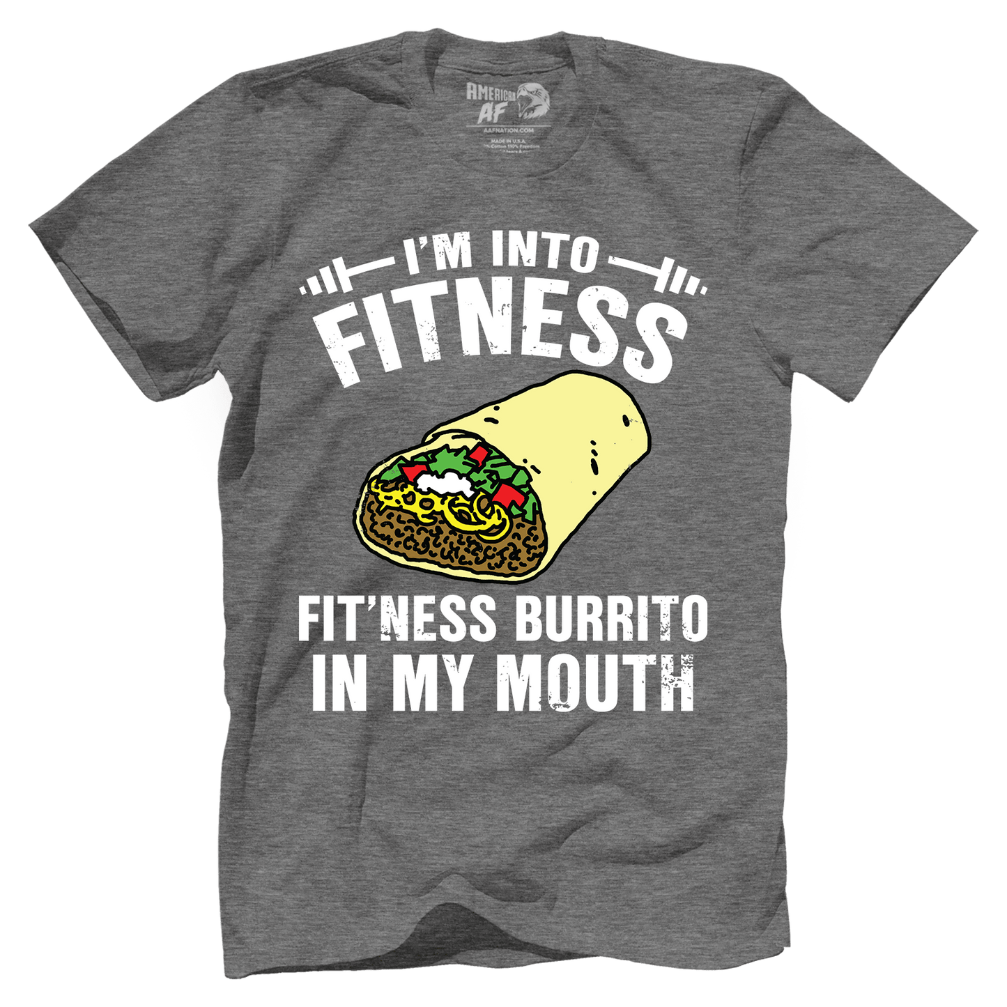 T-shirt Premium Mens Shirt / Heather Gray / XS Fitness Burrito