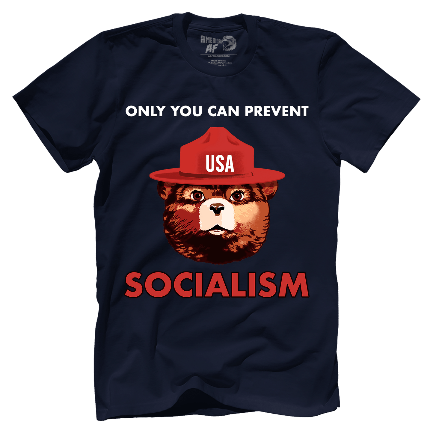 T-shirt Premium Mens Shirt / Navy / XS USA Bear