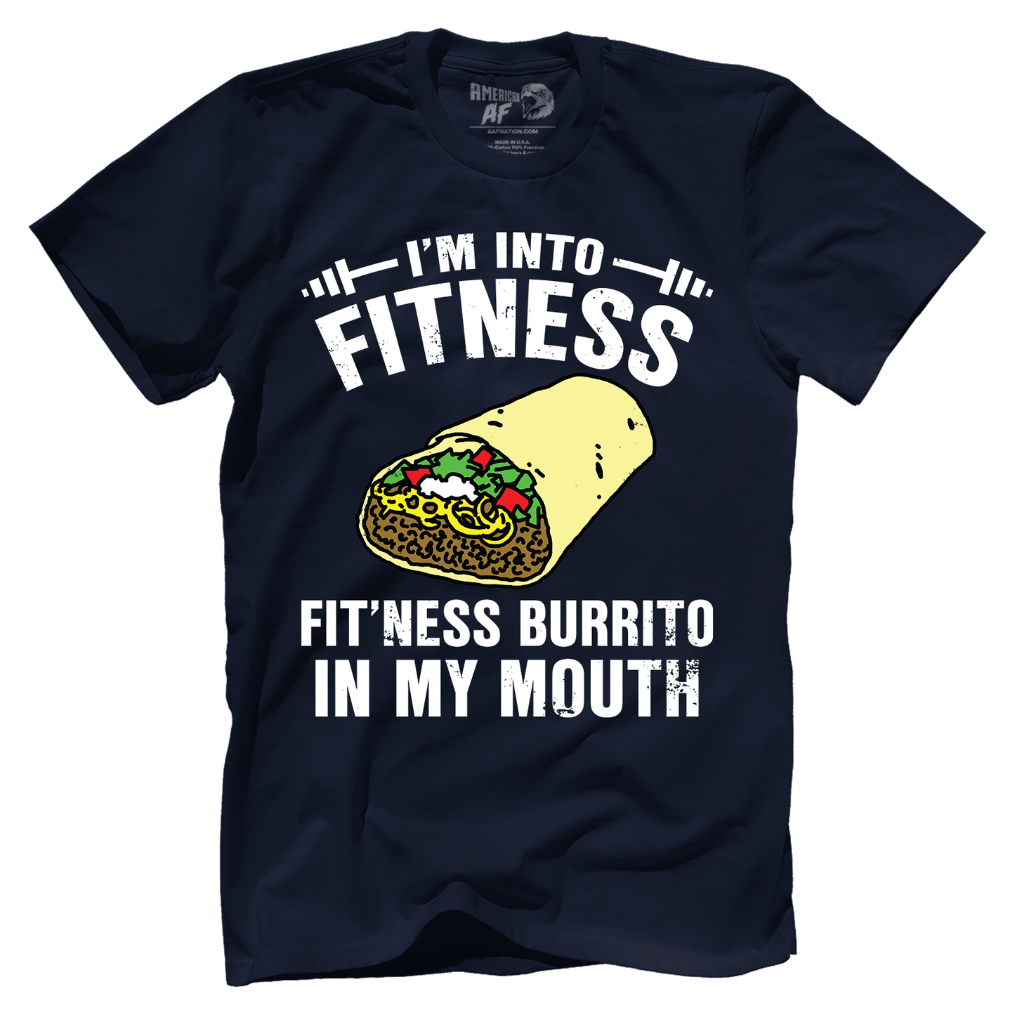 T-shirt Premium Mens Shirt / Navy / XS Fitness Burrito