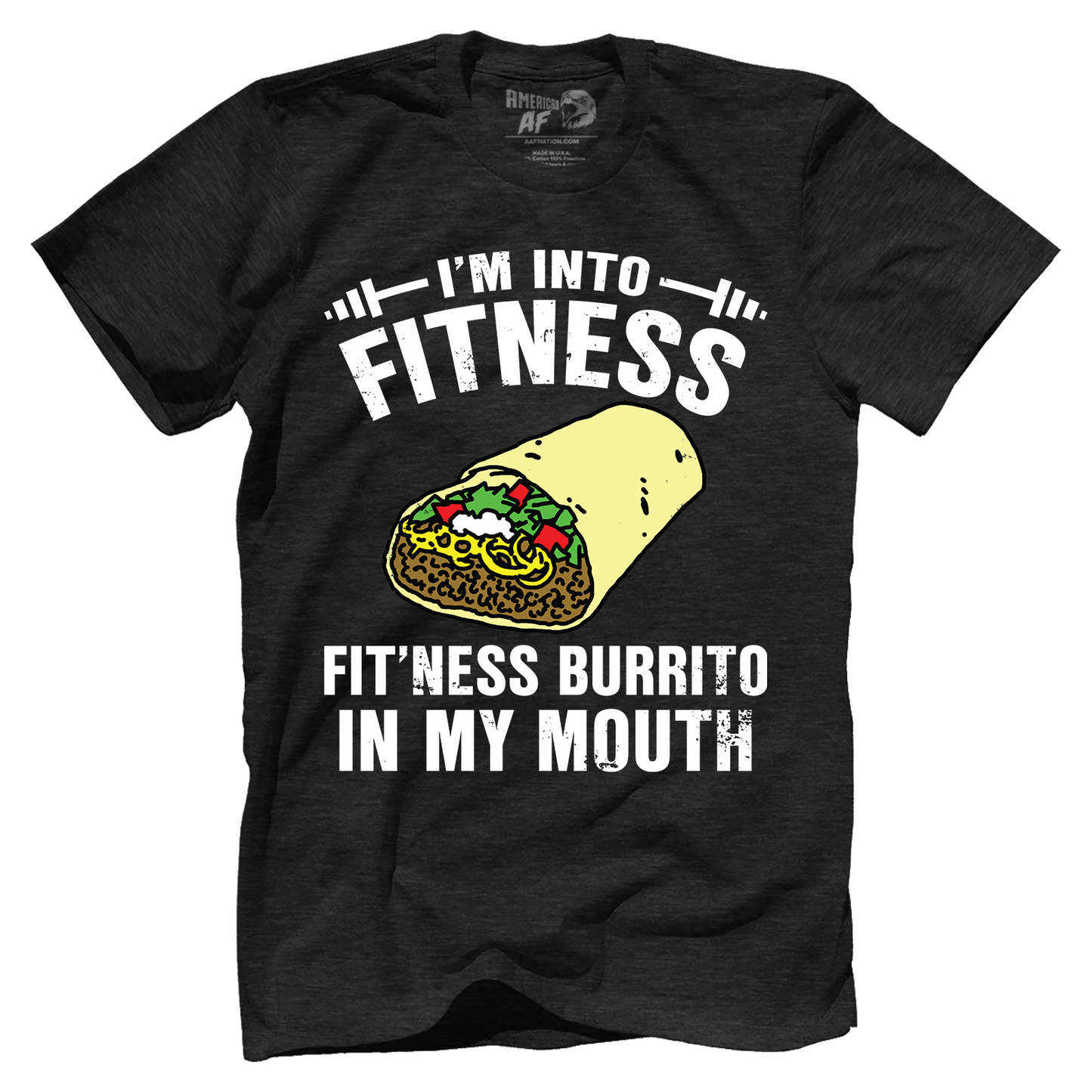 T-shirt Premium Mens Triblend Shirt / Black / S Fitness Burrito