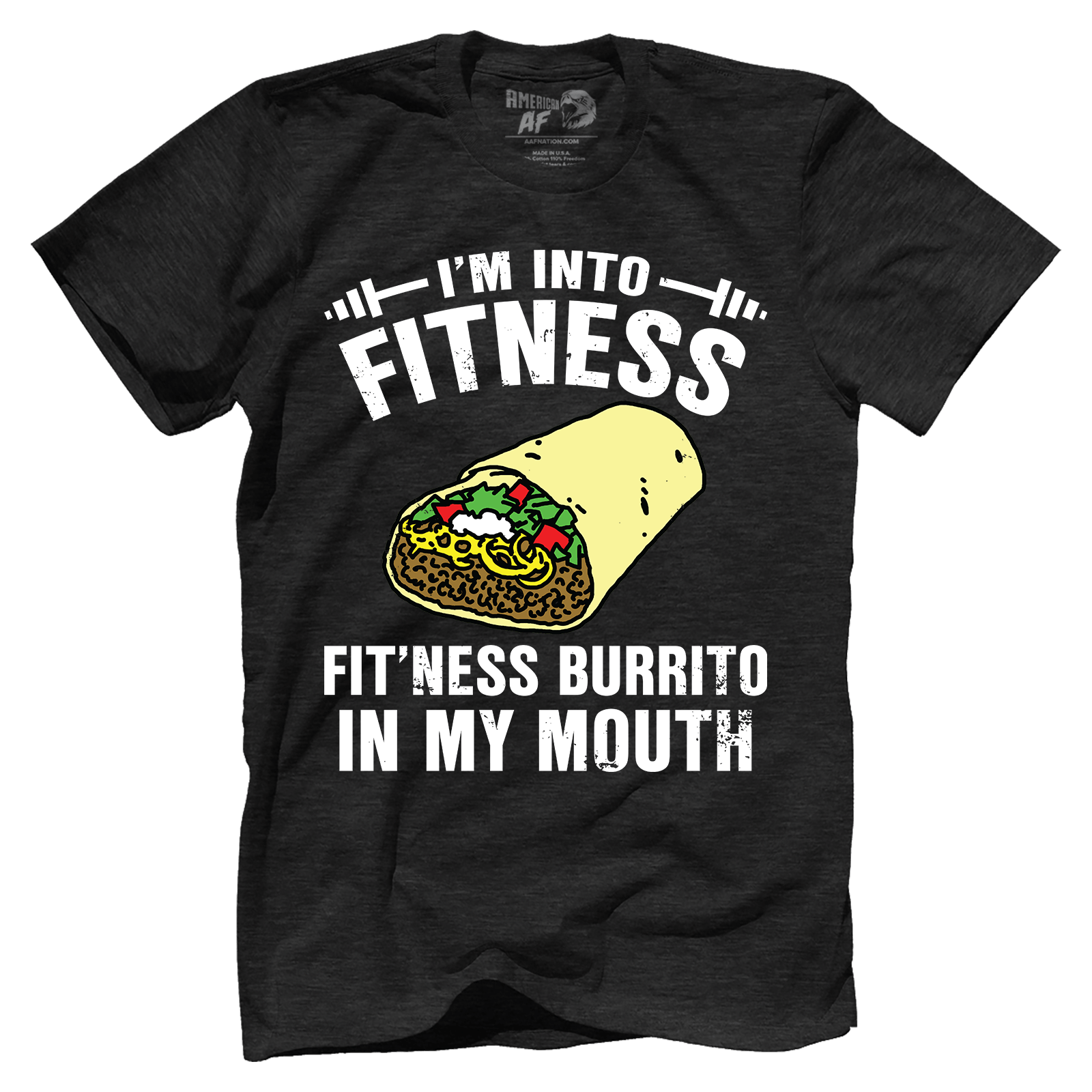 T-shirt Premium Mens Triblend Shirt / Black / S Fitness Burrito