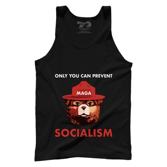 T-shirt Premium Mens Tank / Black / S MAGA Bear