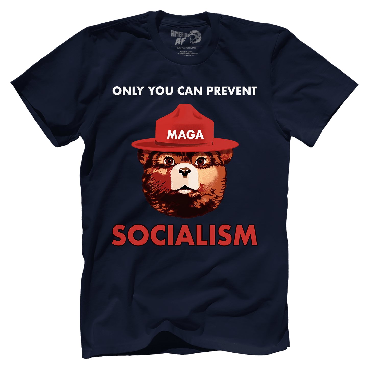 T-shirt Premium Mens Shirt / Navy / XS MAGA Bear