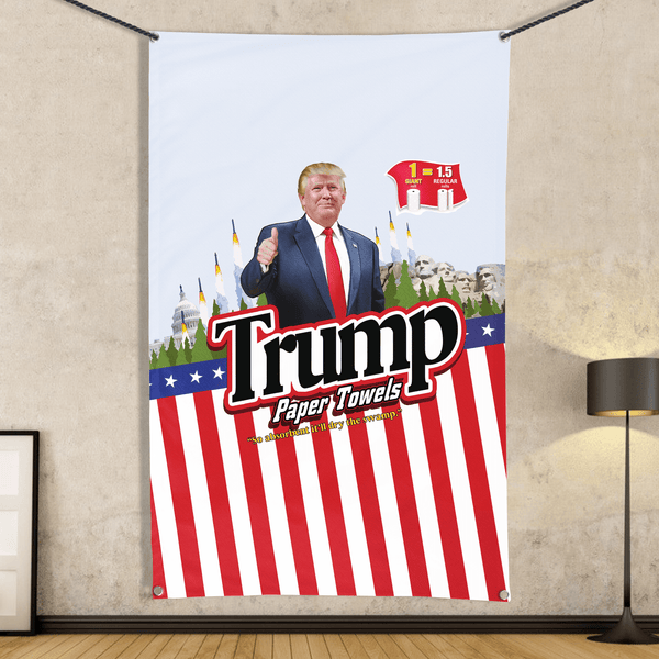 Trump Paper Towels - Flag