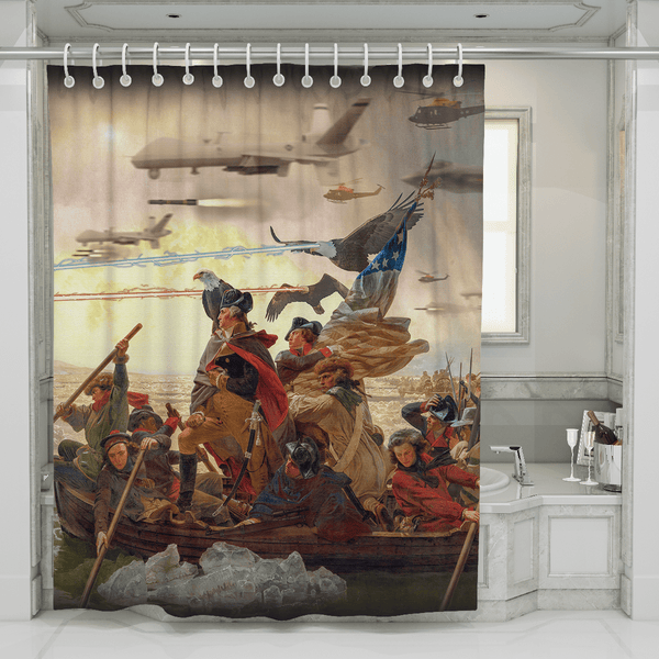 Crossing Delaware - Shower Curtain