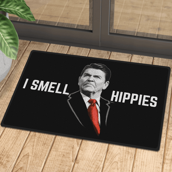 I Smell Hippies Doormat