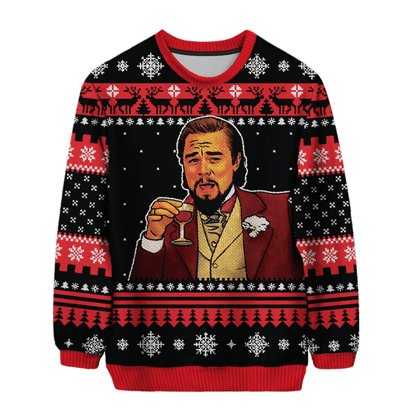 Laughing Leo Christmas Sweater