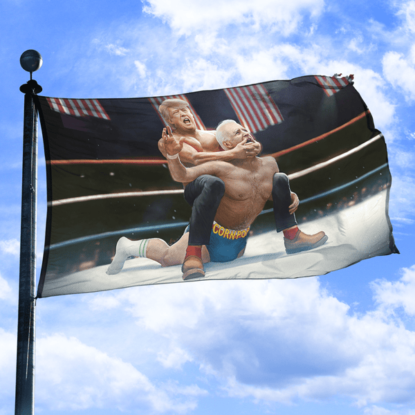 Trump VS Cornpop - Flag