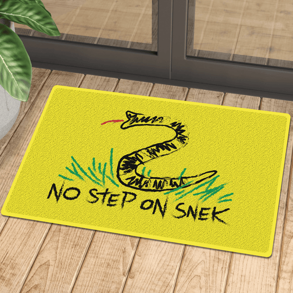No Step On Snek Doormat