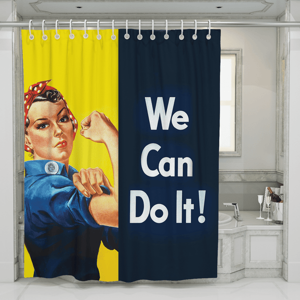 Rosie the Riveter - Shower Curtain