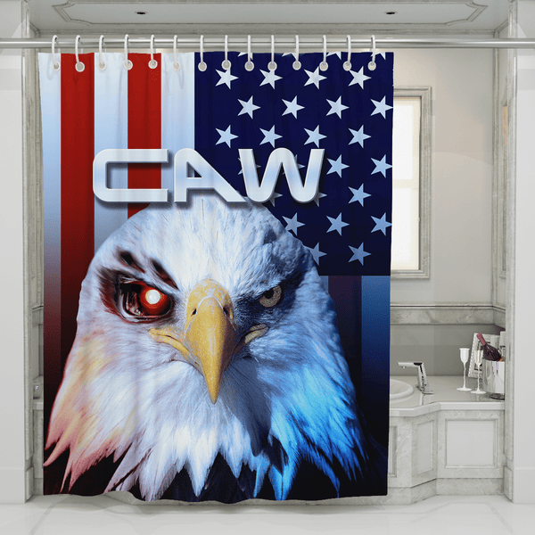 Terminator Eagle - Shower Curtain