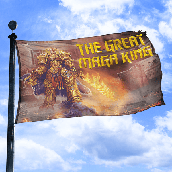 The Great MAGA King V2 - Flag