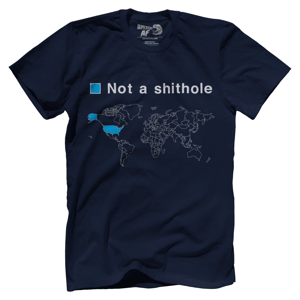 T-shirt Premium Mens Shirt / Navy / XS Not a Sh*thole