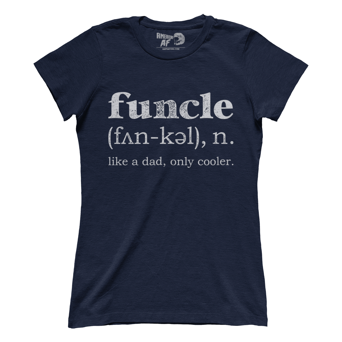 T-shirt Premium Ladies Tee / Navy / S Patriotic Funcle (Ladies)