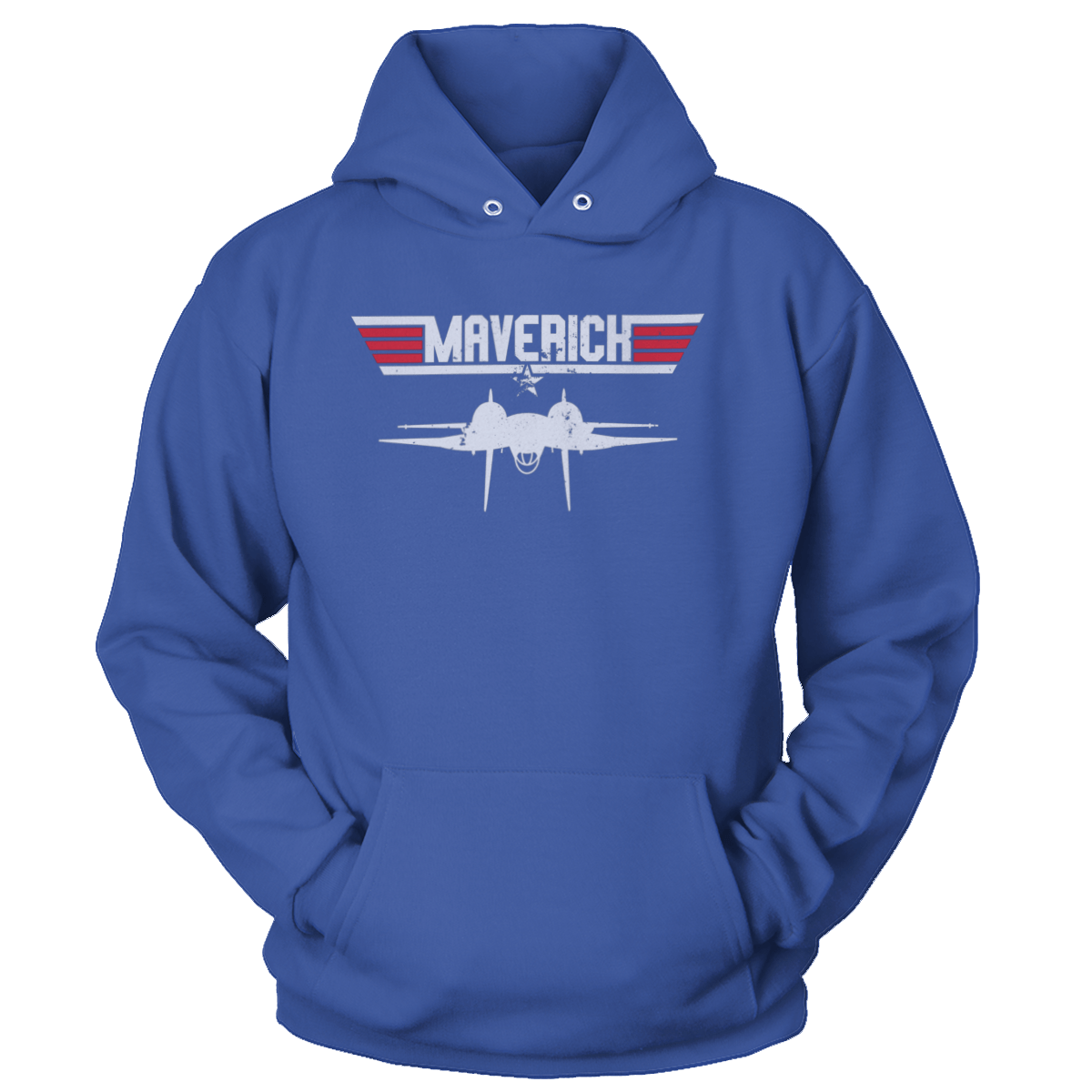 T-shirt Unisex Hoodie / Royal Blue / 5XL Maverick (Ladies)