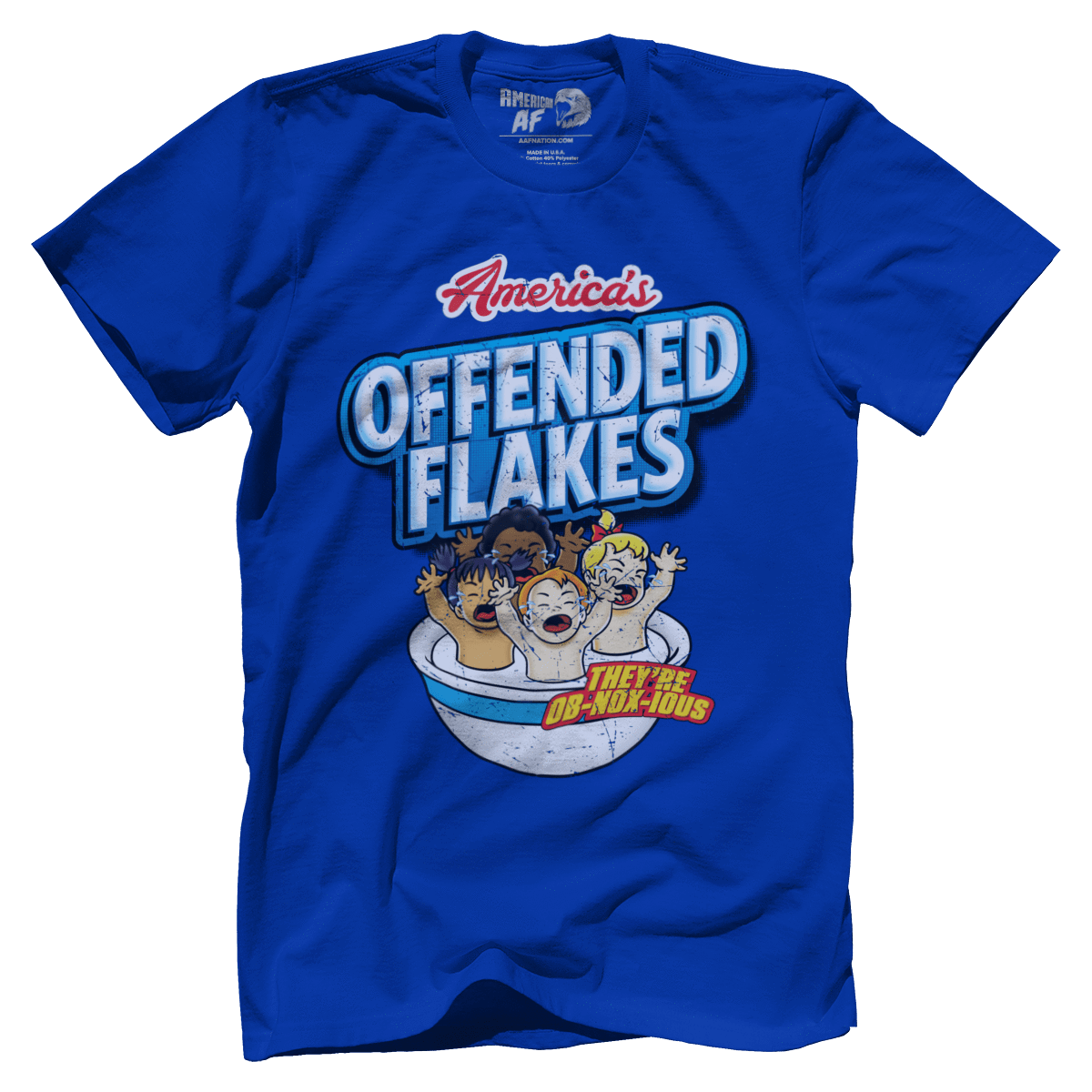 T-shirt Premium Mens Shirt / Royal Blue / XS Offended Flakes (PARODY)