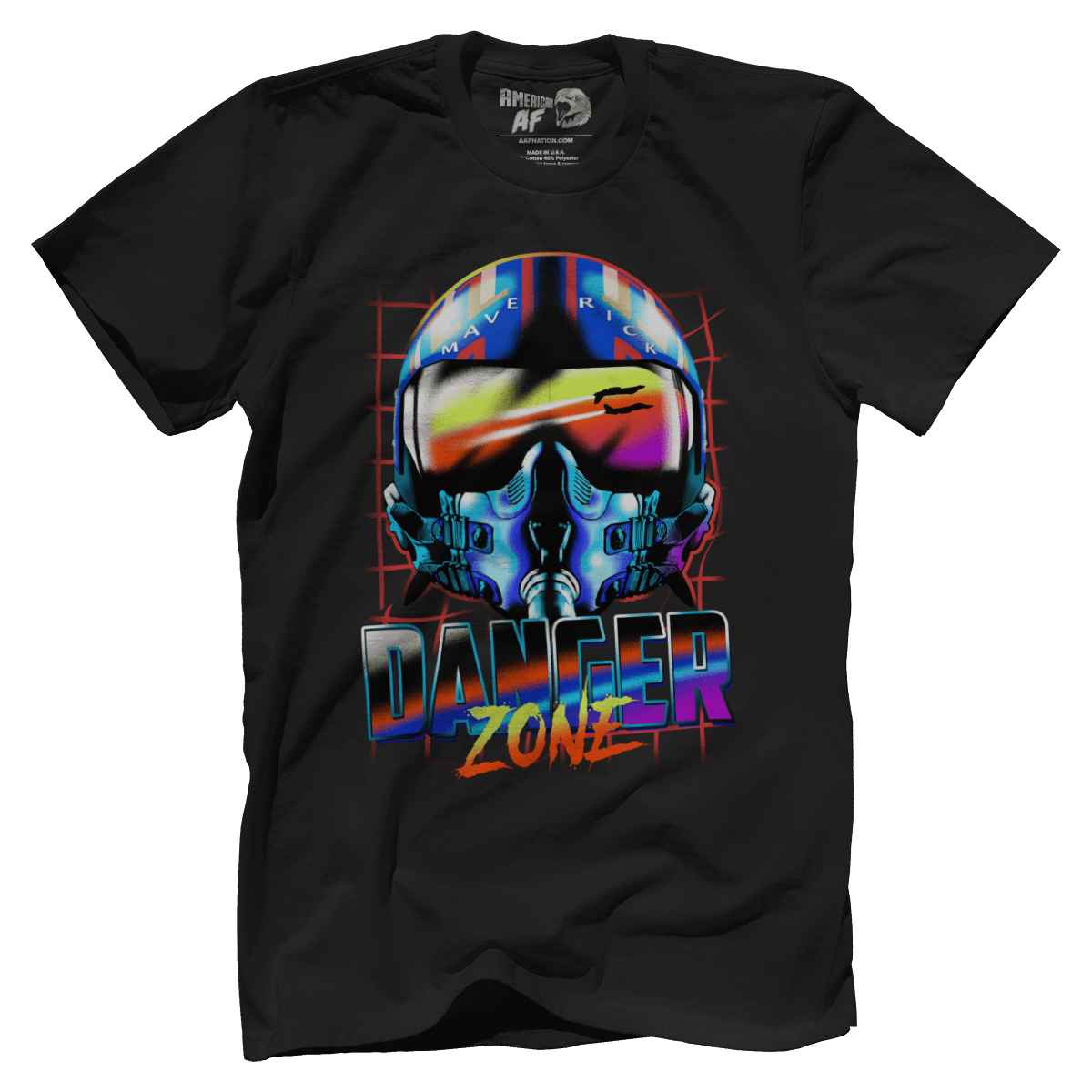 T-shirt Premium Mens Shirt / Black / XS Danger Zone - Maverick