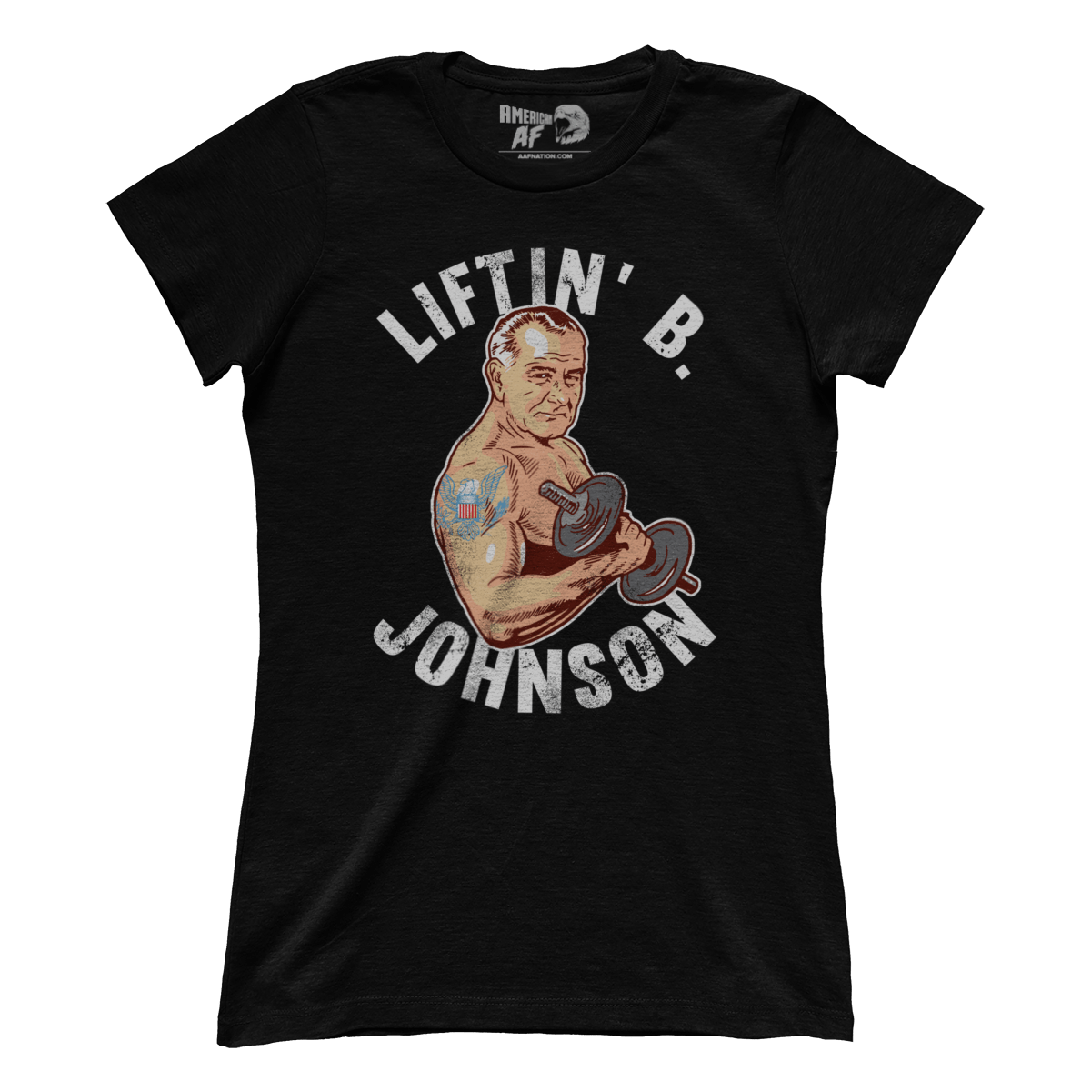 T-shirt Premium Ladies Tee / Black / S Liftin' B Johnson (Ladies)