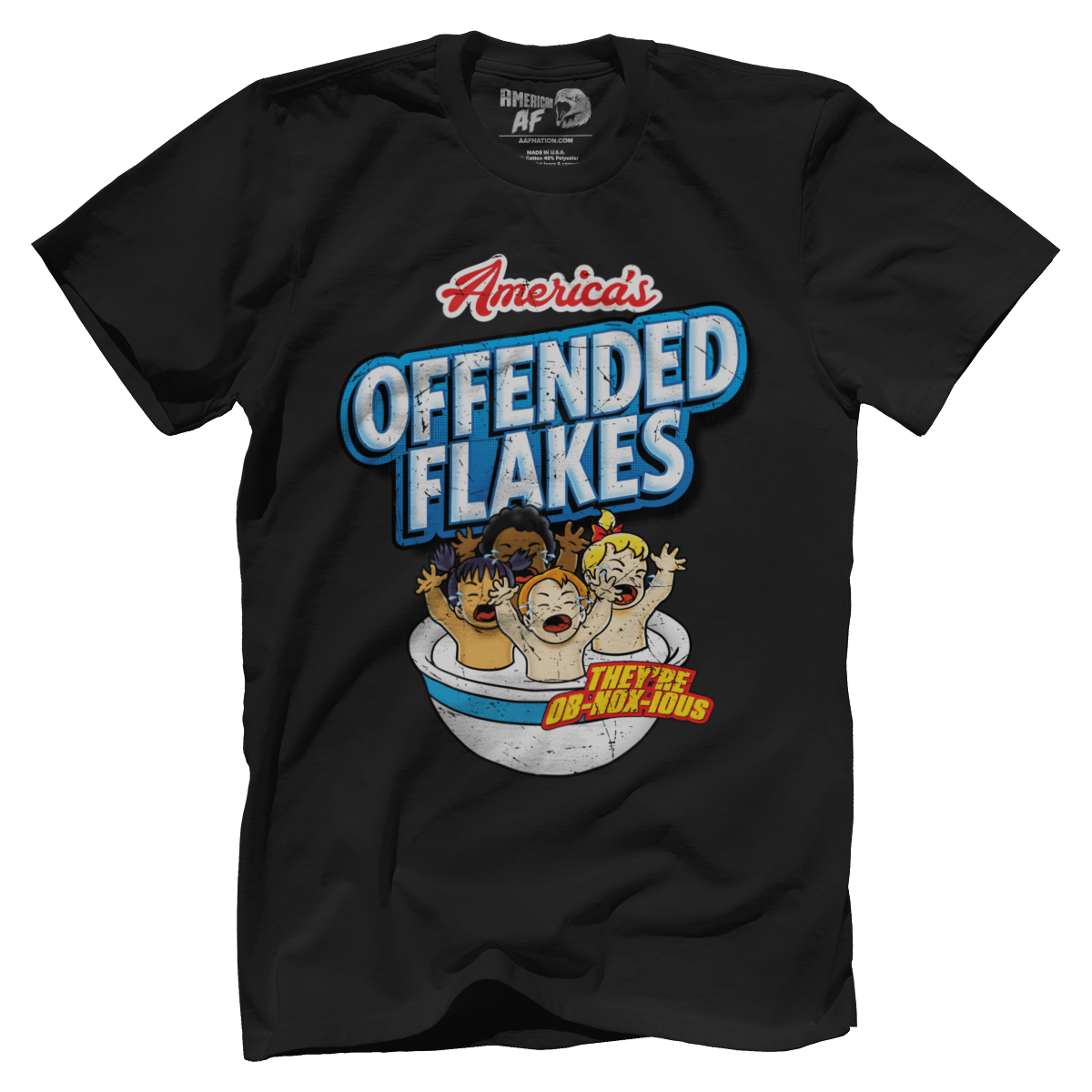 T-shirt Premium Mens Shirt / Black / XS Offended Flakes (PARODY)
