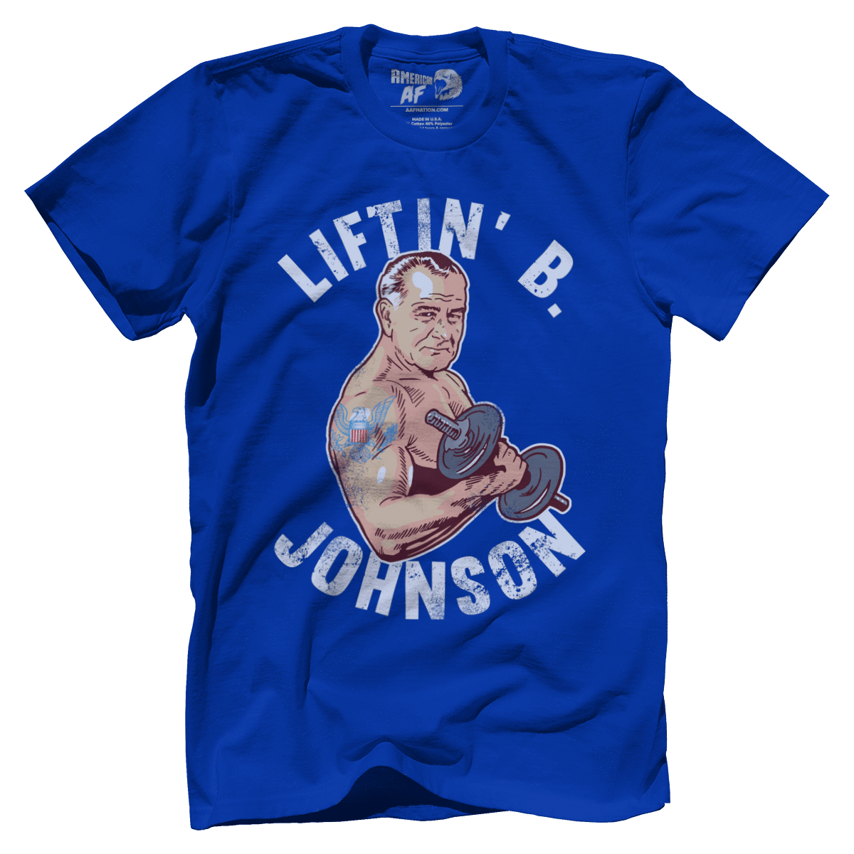 T-shirt Premium Mens Shirt / Royal Blue / XS Liftin' B Johnson