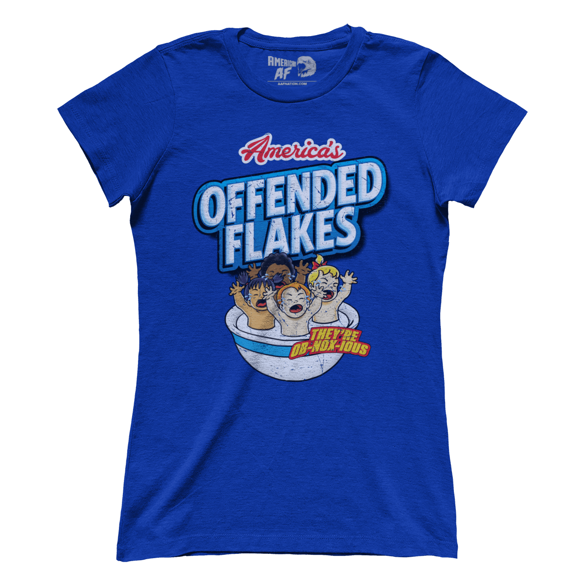 T-shirt Premium Ladies Tee / Royal Blue / S Offended Flakes (PARODY) (Ladies)