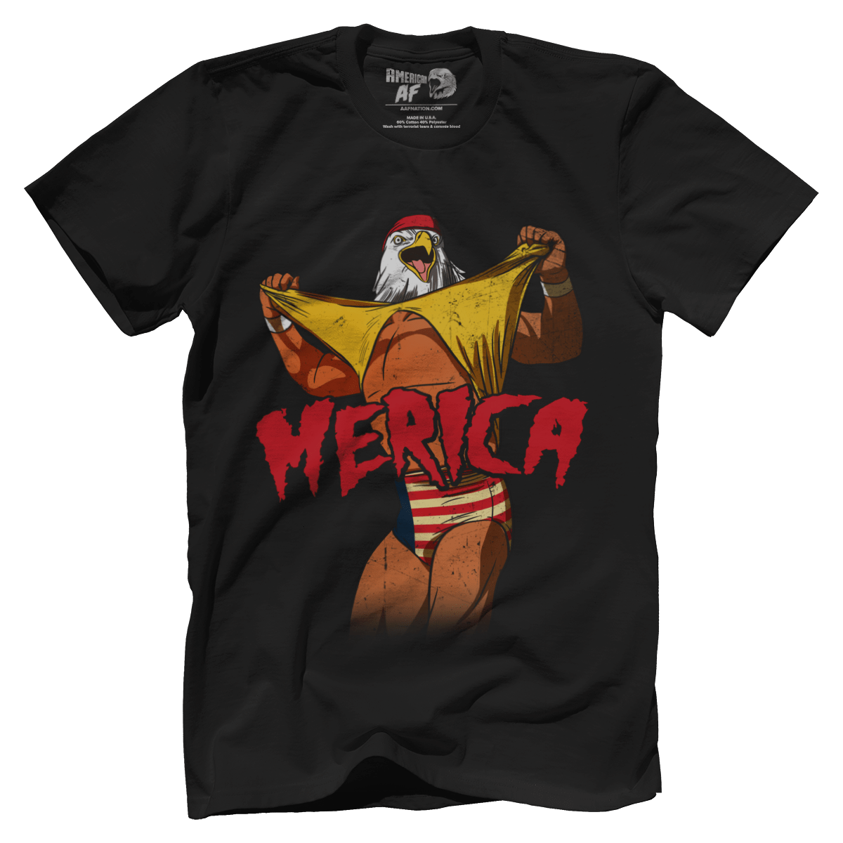 T-shirt Premium Mens Shirt / Black / 5XL Merica Hogan