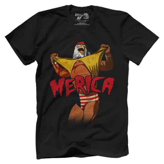 T-shirt Premium Mens Shirt / Black / 5XL Merica Hogan