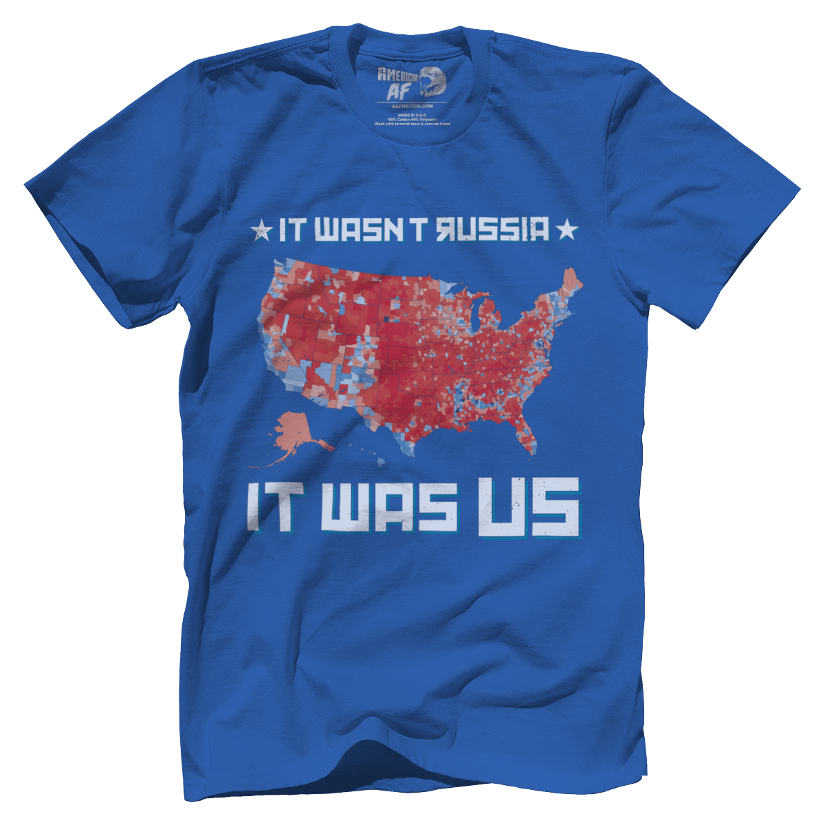 T-shirt Premium Mens Shirt / Royal Blue / 5XL It was US
