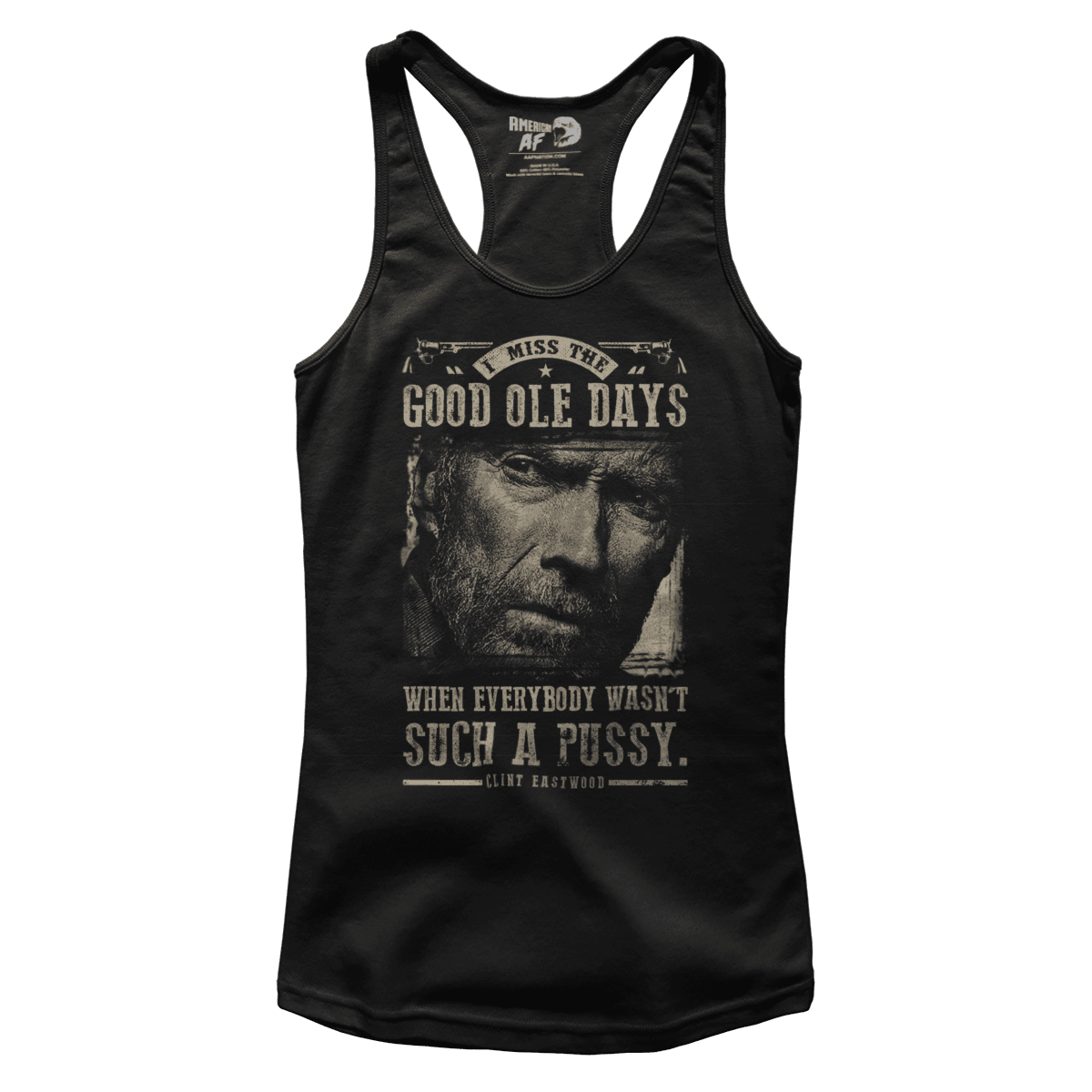 T-shirt Premium Ladies Racerback Tank / Black / XS Good Ole Days (Ladies)