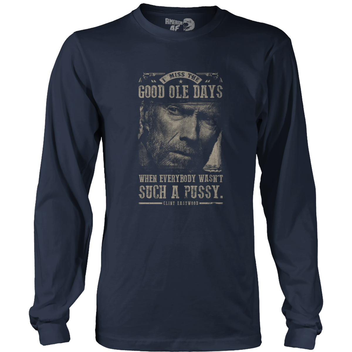 T-shirt Mens Long Sleeve / Navy / S Good Ole Days
