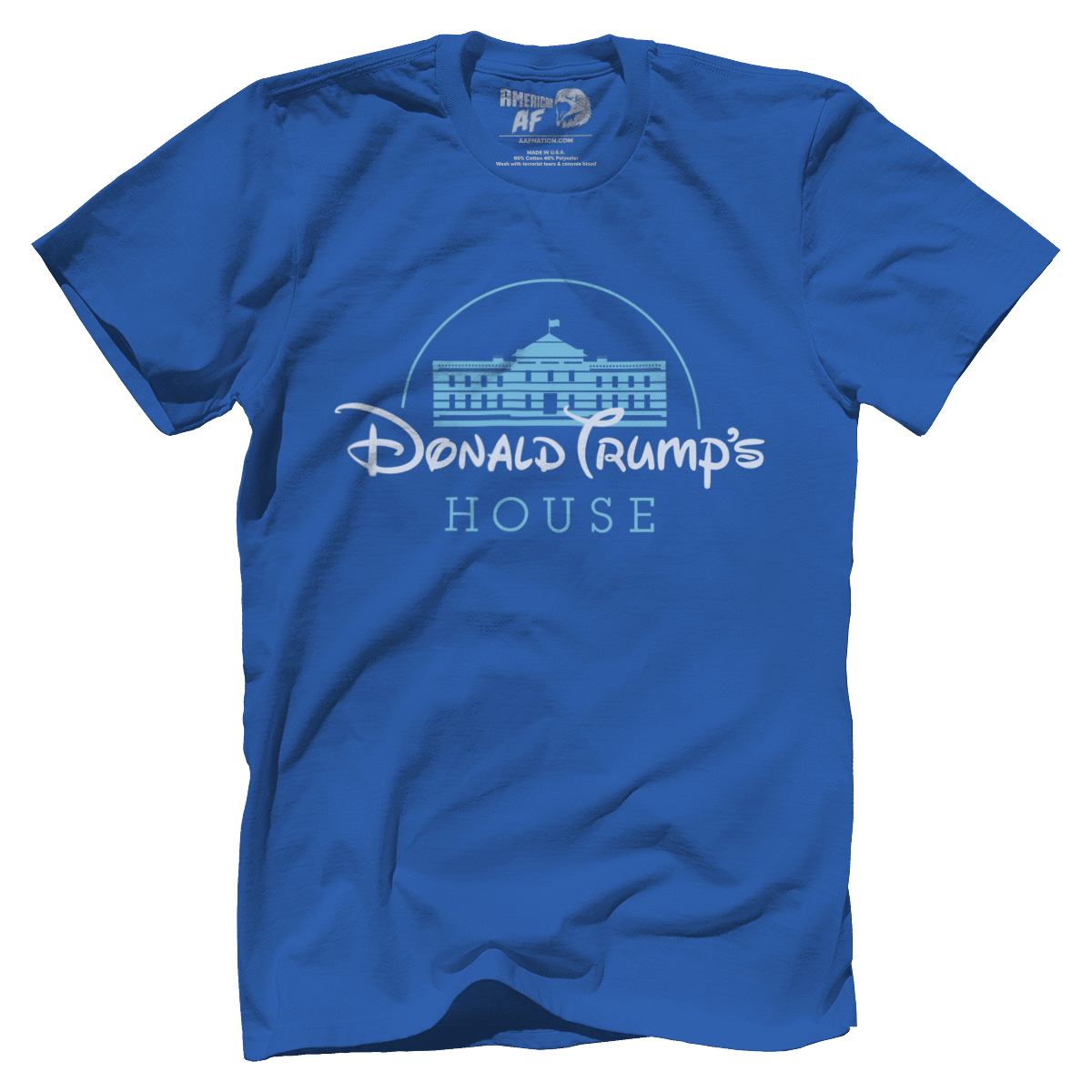 T-shirt Premium Mens Shirt / Royal Blue / 5XL Donald Trump's House