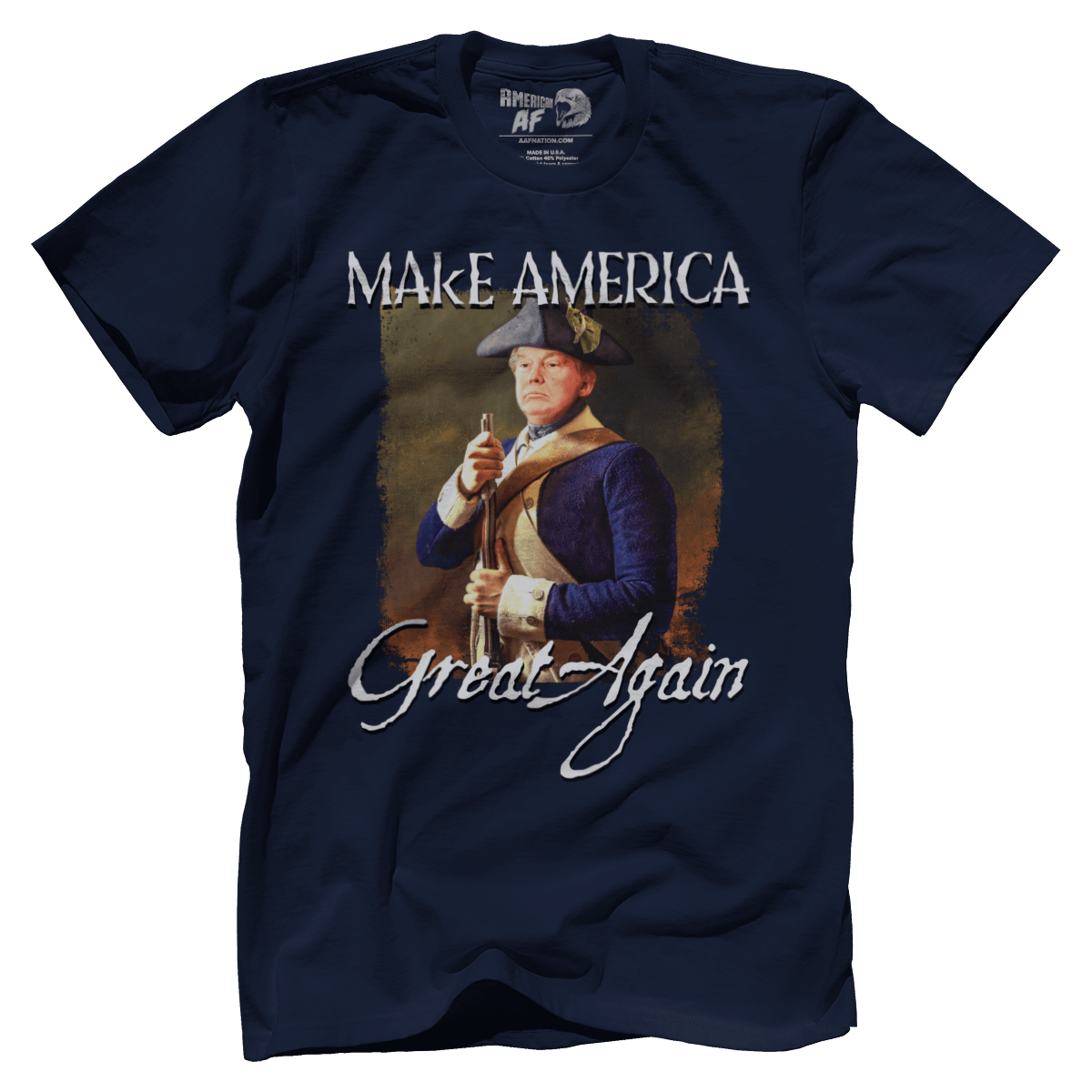 T-shirt Premium Mens Shirt / Navy / 5XL Revolutionary Trump V2