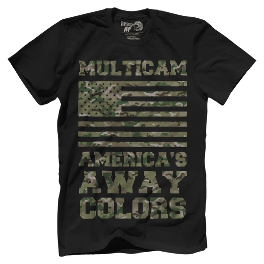 T-shirt Premium Mens Shirt / Black / S MULTICAM- America's Away Colors! v1