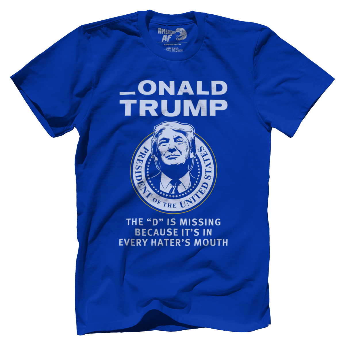 T-shirt Premium Mens Shirt / Royal Blue / XS _onald Trump