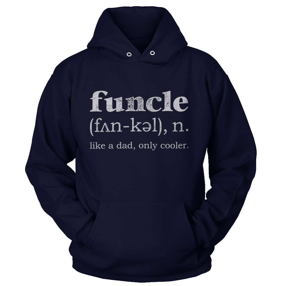T-shirt Unisex Hoodie / Navy / S Patriotic Funcle (Ladies)