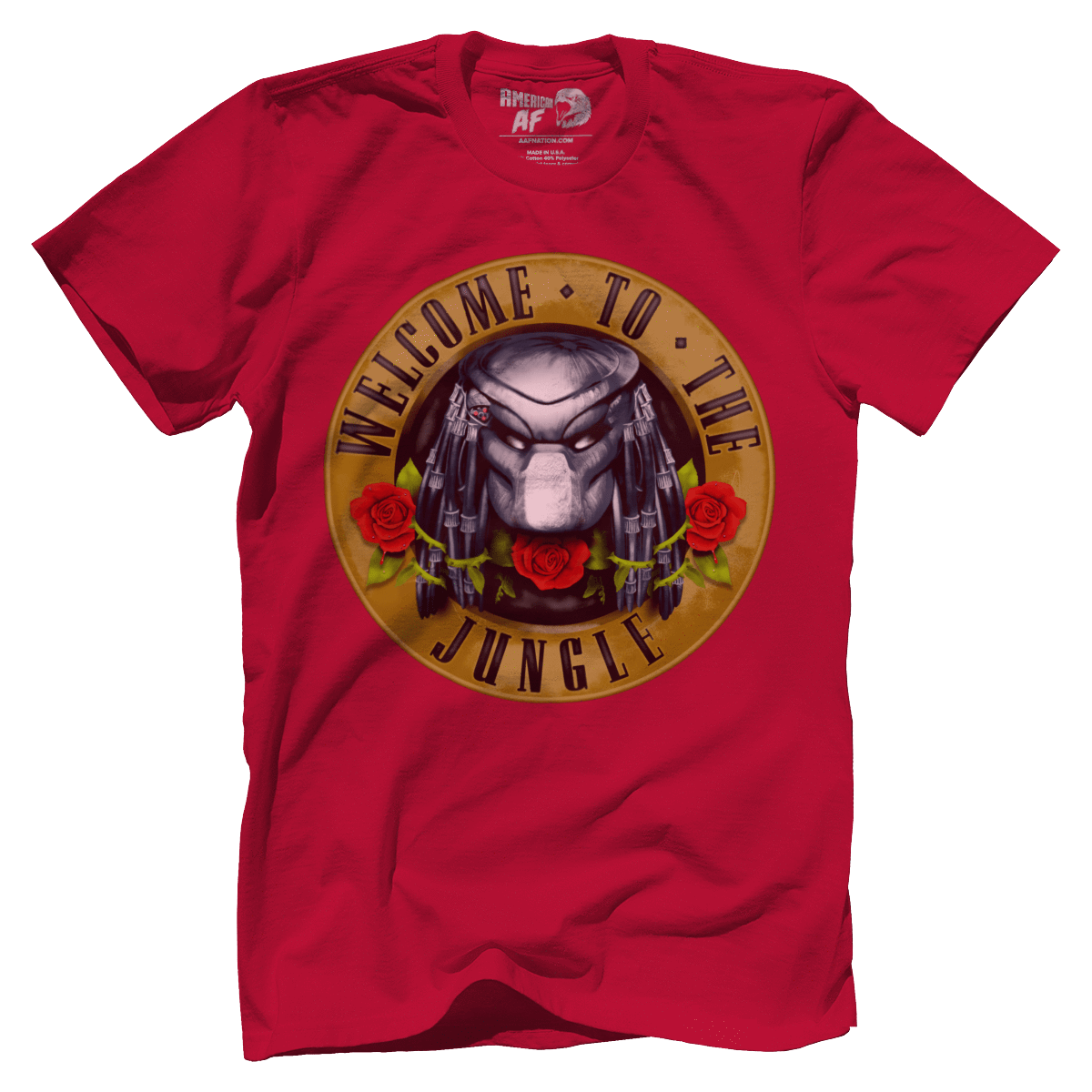 T-shirt Premium Mens Shirt / Red / 5XL Welcome to The Jungle (parody)