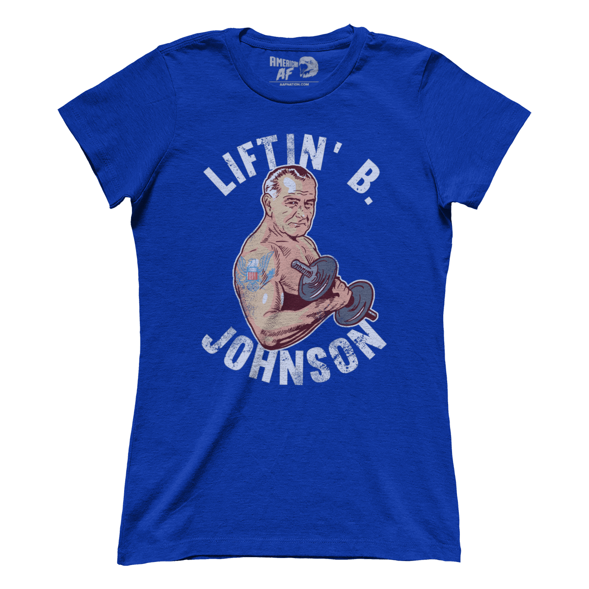 T-shirt Premium Ladies Tee / Royal Blue / S Liftin' B Johnson (Ladies)