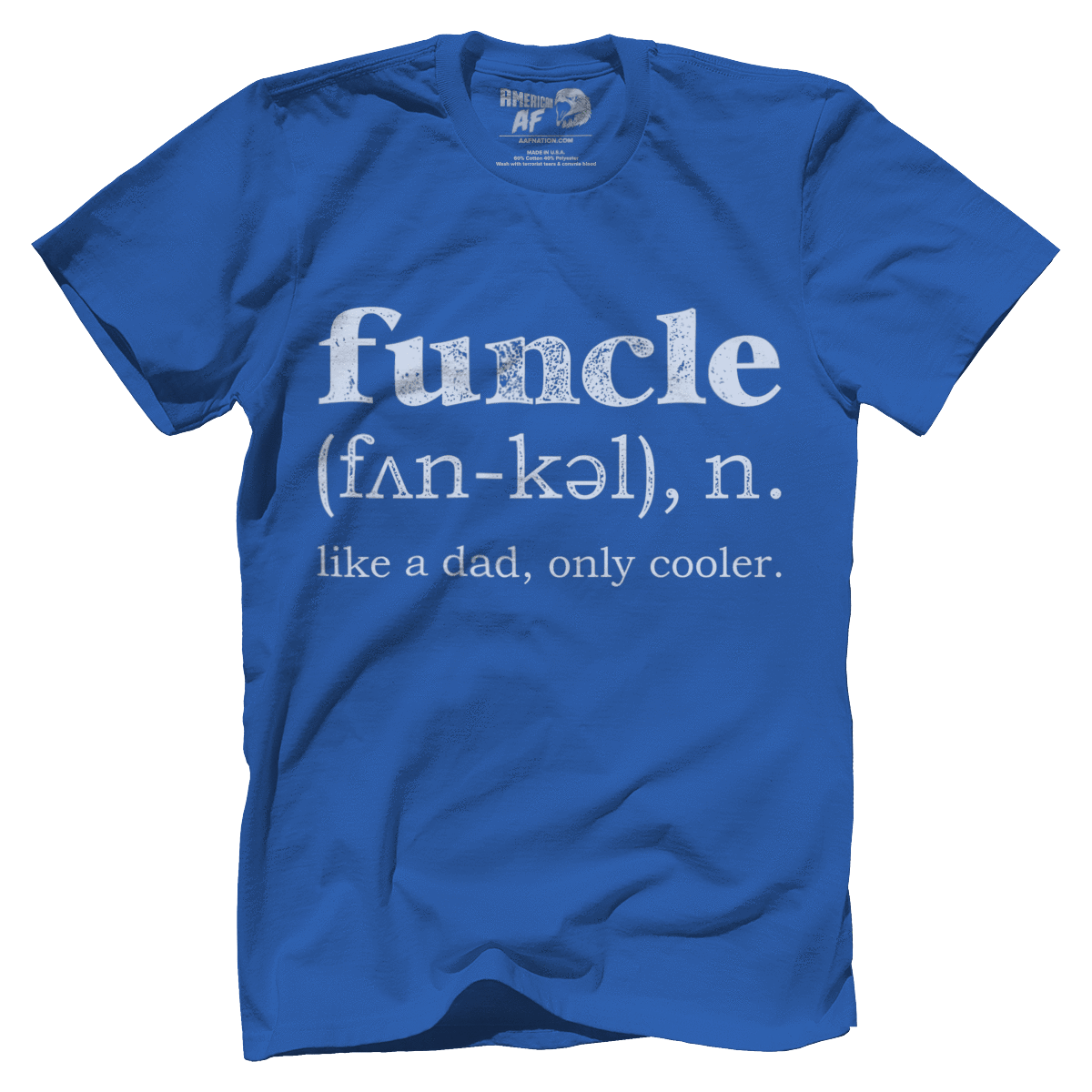 T-shirt Premium Mens Shirt / Royal Blue / 5XL Patriotic Funcle