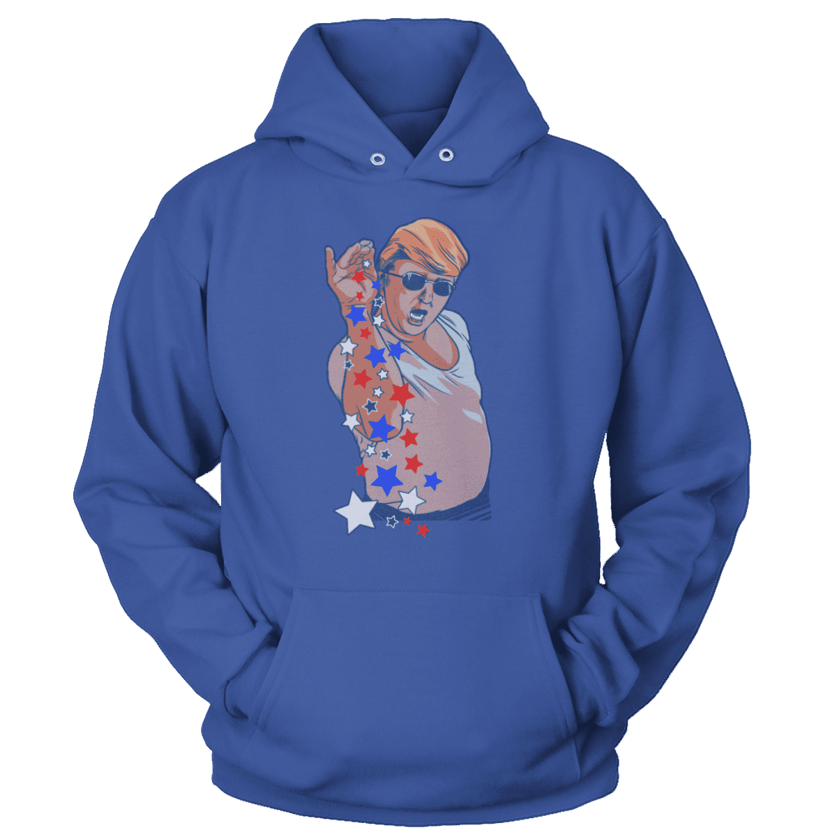 T-shirt Unisex Hoodie / Royal Blue / S Salt Bae Trump (Ladies)