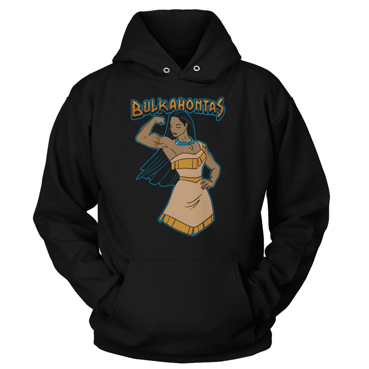 T-shirt Unisex Hoodie / Black / S Bulkahontas