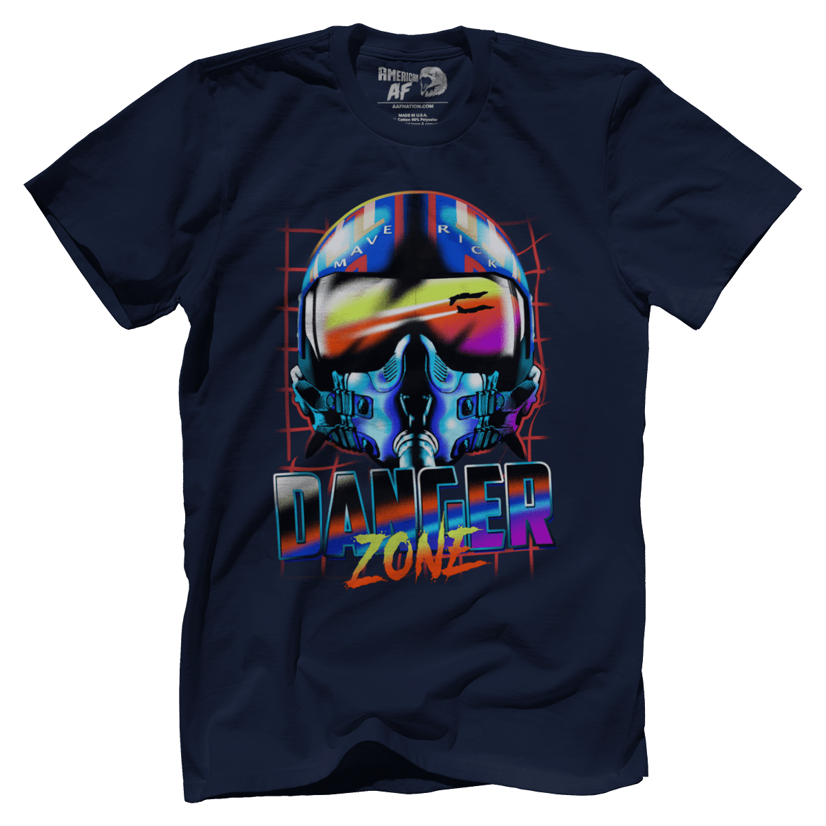 T-shirt Premium Mens Shirt / Navy / XS Danger Zone - Maverick