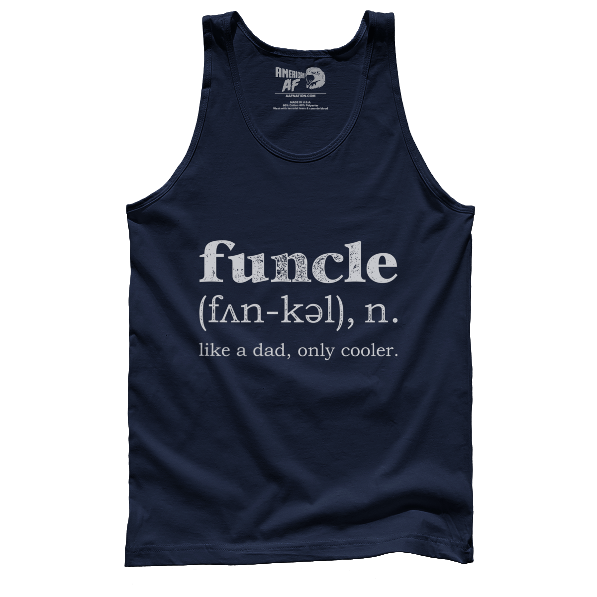 T-shirt Premium Mens Tank / Navy / S Patriotic Funcle