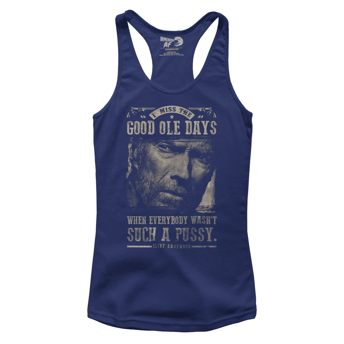 T-shirt Premium Ladies Racerback Tank / Navy / XS Good Ole Days (Ladies)