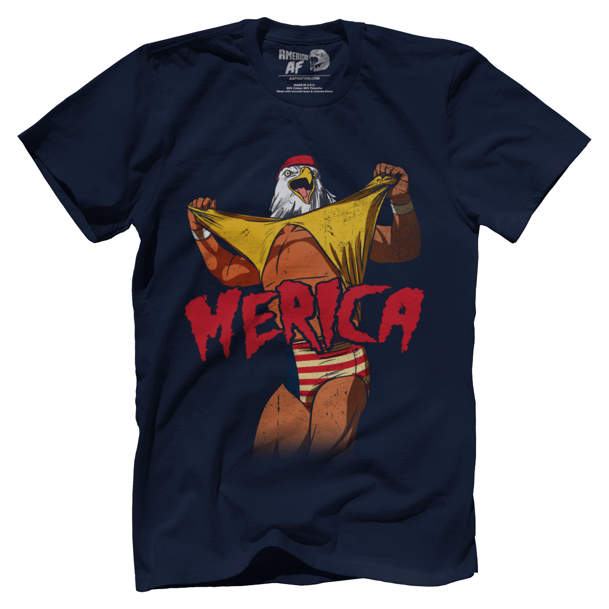 T-shirt Premium Mens Shirt / Navy / 5XL Merica Hogan