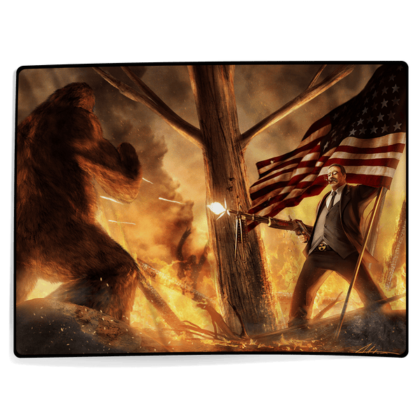 Teddy Roosevelt VS Bigfoot Blanket