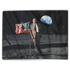 Reagan on the Moon Blanket