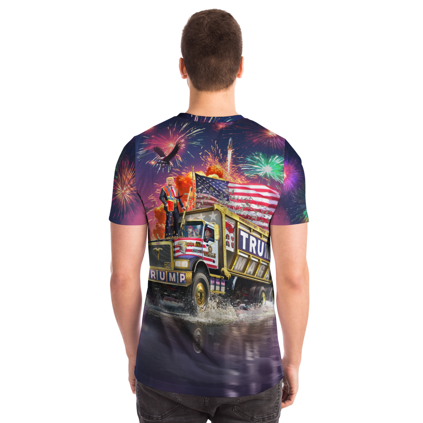Trump Tank 2025 DOGE AOP - T SHIRT